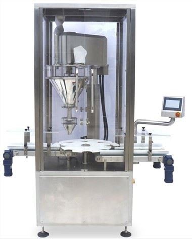 Linea di etichettatura tappatura riempimento polvere di spezie per imbottigliamento polvere