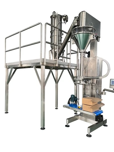 Macchina imballatrice per polvere di spezie da 10 kg 25 kg Macchina confezionatrice per polvere